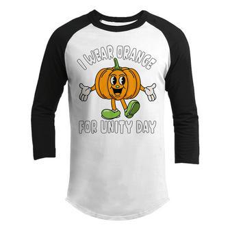 Unity Day Orange Kids Unity Day 2022 Kids Youth Women Youth Raglan Shirt - Thegiftio UK
