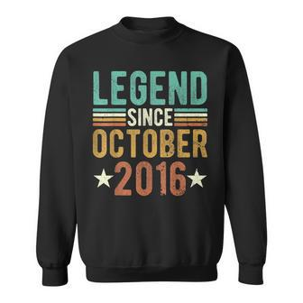 06 Years Old Legend Since Oktober 2016 Trikot 6 Jahr Sweatshirt - Seseable