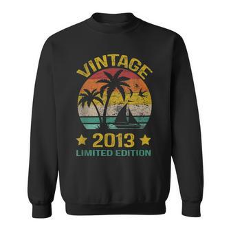 10 Years Old Vintage 2013 Limited Edition 10Th Birthday Gift V2 Sweatshirt - Seseable