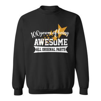 100 Geburtstagsgeschenk Opa Oma Urgroßmutter Komisch Sweatshirt - Seseable