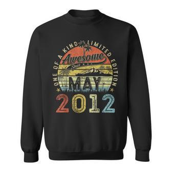 11 Year Old Awesome Since May 2012 11Th Birthday Sweatshirt | Mazezy