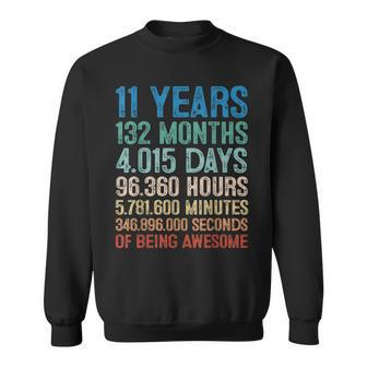 11 Year Old Gift Decorations 11Th Bday Awesome 2012 Birthday Sweatshirt | Mazezy