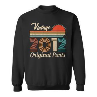 11 Year Old Gifts Born In 2012 Vintage 11Th Birthday Retro Men Women Sweatshirt Graphic Print Unisex - Seseable