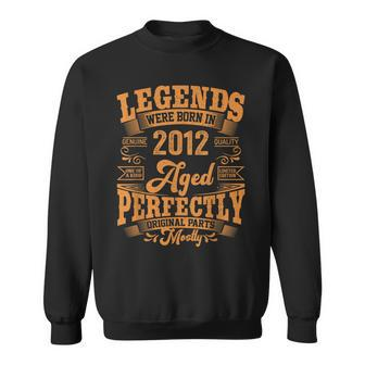 11 Year Old Gifts Legends Born In 2012 Vintage 11Th Birthday Sweatshirt - Seseable