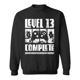 13 Jahre Geburtstags Junge Gamer Level 13 Complete Sweatshirt - Seseable
