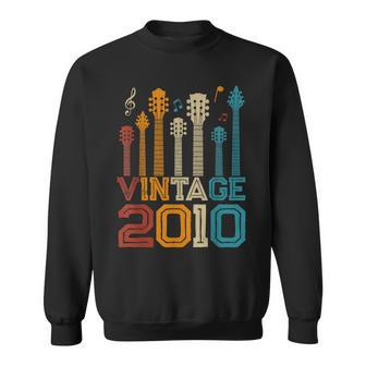 13Th Birthday Gifts Vintage 2010 Guitarist Guitar Lovers Sweatshirt - Seseable