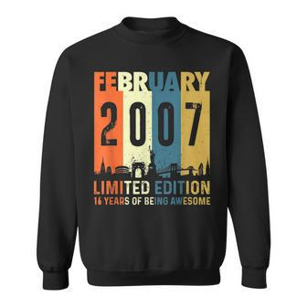 16 Limitierte Auflage Hergestellt Im Februar 2007 16 Sweatshirt - Seseable