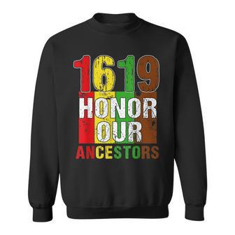 1619 Our Ancestors Project Black History Month Kwanzaa Sweatshirt - Seseable