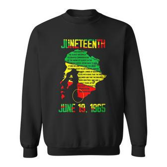 1865 Junenth Celebrating Black Black Queen African Sweatshirt - Seseable