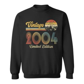 19 Year Old Gifts Made In 2004 Vintage 19Th Birthday Retro Sweatshirt - Seseable