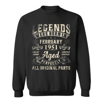 1951 Jahrgang Sweatshirt, Vintage 72. Geburtstag Geschenkidee - Seseable