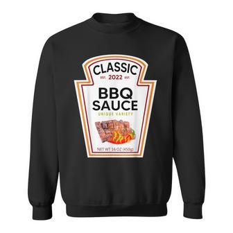 2022 Bbq Sauce Ketchup Barbeque Halloween Costume Couples Men Women Sweatshirt Graphic Print Unisex - Thegiftio UK