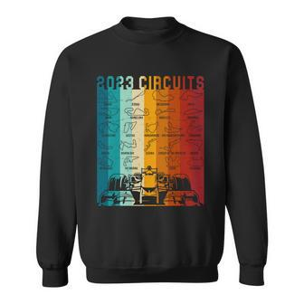 2023 Circuits Retro Sunset Sweatshirt - Monsterry