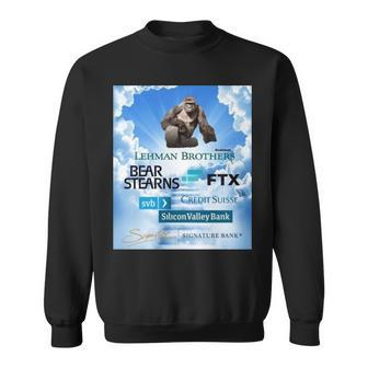 2023 Lehman Brothers Bear Stearns Svb Credit Suisse Silicon Valley Bank Sweatshirt | Mazezy