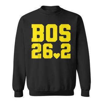 2023 Running Marathon Boston 262 Run 00 Support Staff Crew Sweatshirt | Mazezy