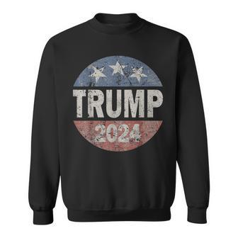 2024 Trump Save America Again Usa Flag Sweatshirt | Mazezy