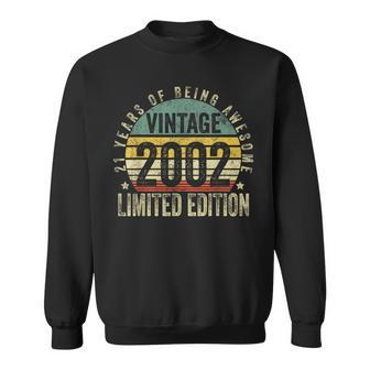 21 Year Old Gifts Vintage 2002 Limited Edition 21St Birthday Sweatshirt | Mazezy