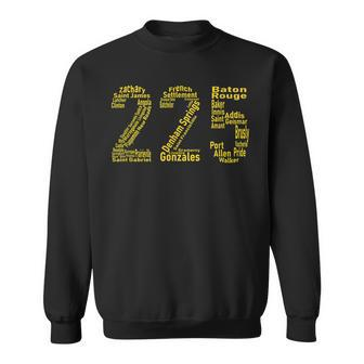 225 Baton Rouge Gonzales Denham Springs Area Code Men Women Sweatshirt Graphic Print Unisex - Thegiftio UK