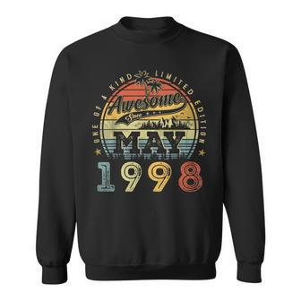 25 Year Old Awesome Since May 1998 25Th Birthday Sweatshirt | Mazezy