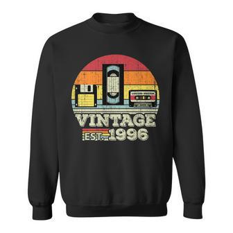 27 Year Old Vintage 1996 27Th Birthday Gifts For Women Men Sweatshirt - Thegiftio UK