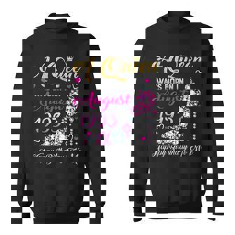 30 Birthday Queen August 1993 Happy Birthday To Me Sweatshirt - Thegiftio UK