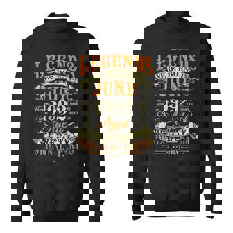 30. Geburtstag Legendäre Juni 1992 Geborene Sweatshirt - Seseable