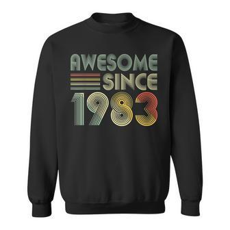 40 Year Old Awesome Since 1983 40Th Birthday Decorations Sweatshirt | Mazezy
