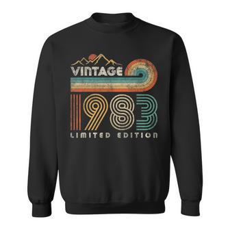 40 Year Old Birthday Vintage 1983 Limited Edition 40Th Bday Sweatshirt - Seseable