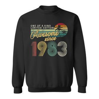 40 Years Old Awesome Since 1983 40Th Birthday Decorations Sweatshirt | Mazezy