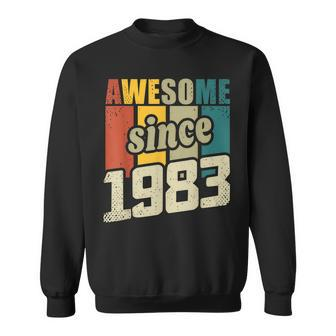 40 Years Old Vintage Awesome Since 1983 40Th Birthday Sweatshirt | Mazezy