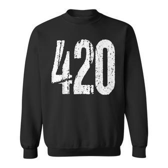 420 Cannabis Weed Clothing Pot Christmas Stoner Gift Men Women Sweatshirt Graphic Print Unisex - Seseable