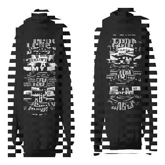 43Rd Birthday Legends Were Born In May 1980 Sweatshirt | Mazezy