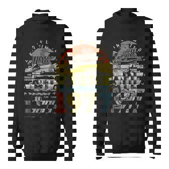 46Th Birthday Gift Awesome Since April 1977 46 Year Old Sweatshirt | Mazezy