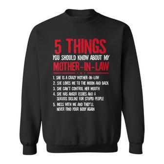 5 Things You Should Know About My Mother-In-Law Sweatshirt - Seseable