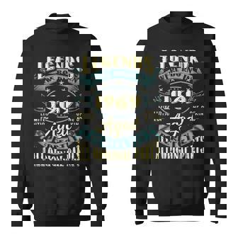 54Th Birthday Gifts Vintage Legends Born In 1969 54 Year Old Sweatshirt | Mazezy