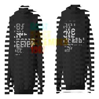 55 Geburtstag 55 Jahre Alte Ziege Seit Dezember 1967 Sweatshirt - Seseable