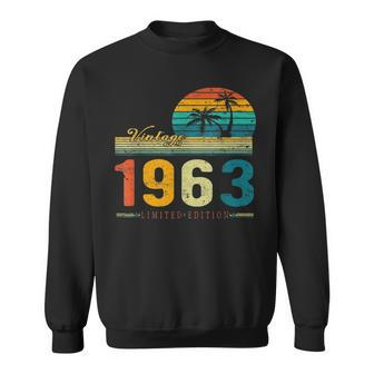 60 Year Old Gifts Vintage 1963 Made In 1963 60Th Birthday Men Women Sweatshirt Graphic Print Unisex - Seseable