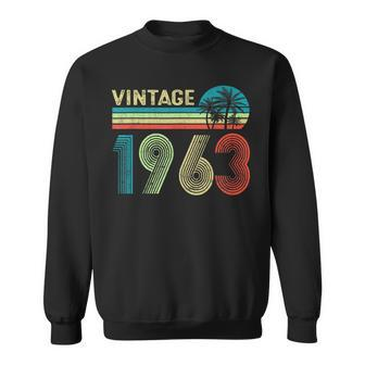 60 Years Old Gifts Vintage 1963 Gift Men Women 60Th Birthday Sweatshirt | Mazezy