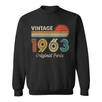 60Th Birthday Gift Vintage 1963 Limited Edition 60 Year Old Sweatshirt - Thegiftio UK
