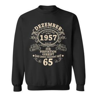 65 Geburtstag Geschenk Mann Mythos Legende Dezember 1957 Sweatshirt - Seseable