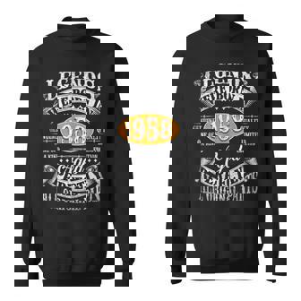 65 Geburtstag Vintage Legends Born In 1958 65 Years Old Sweatshirt - Seseable