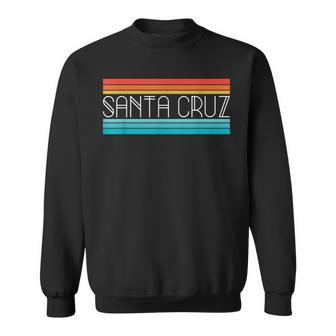 70S 80S Ca California Santa Cruz Beach Vintage Retro Summer Sweatshirt - Seseable