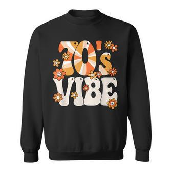 70S Vibe 70S Costume Peace Groovy Hippie 70S Theme Party Sweatshirt | Mazezy