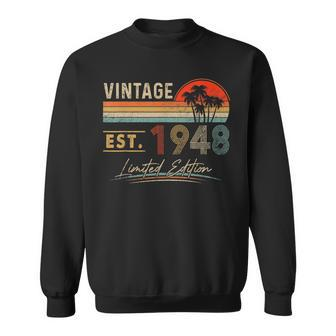 75 Years Old Vintage 1948 Limited Edition 75Th Birthday Gift V2 Sweatshirt - Thegiftio UK