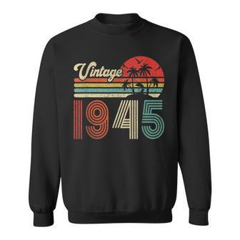 78 Jahre Vintage 1945 Sweatshirt, Retro Geburtstagsgeschenk - Seseable