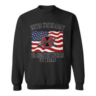 7Th Infantry Division Veteran Front Design Sweatshirt | Seseable CA