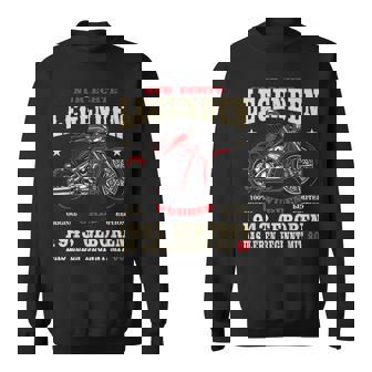 80. Geburtstag Biker Sweatshirt, Herren 1943 Motorrad Chopper - Seseable