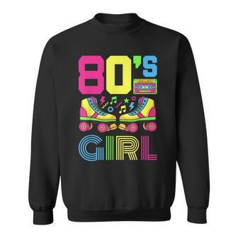 80S Girl 1980S Fashion Theme Party Outfit Eighties Costume Sweatshirt | Mazezy