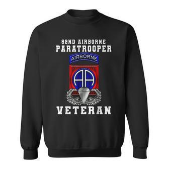 82Nd Airborne Paratrooper Veteran Mens Men Women Sweatshirt Graphic Print Unisex - Seseable