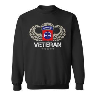 82Nd Airborne Paratrooper Veteran Mens Veterans Day Men Women Sweatshirt Graphic Print Unisex - Seseable